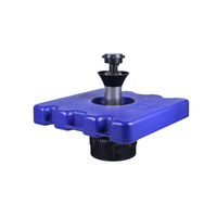 Aérateur de surface flottant pour étang, utilitaire, 2 CV, 220 V, 60 Hz, avec hélice spirale