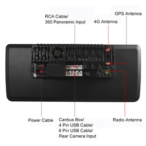 Unità di Navigazione GPS 12.3'' con Android Auto e CarPlay, Schermo Touch, Autoradio per Audi Q5 A4 B8 2009-2019, Q5L 2018+, <span class=keywords><strong>Q3</strong></span> <span class=keywords><strong>2012</strong></span>+ - Product Image 2