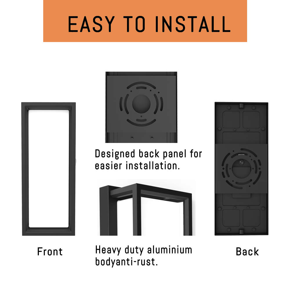 Goldsuno 15W IP65 Waterproof Dimmable Smart Control LED Outdoor Wall Light - JXL-BD12-WM15W-5CCT