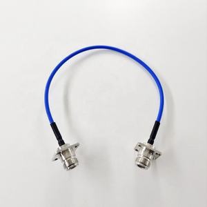 Conector Hembra N con Brida Cuadrada de 25.4 mm, Antena de 400 mm, Cable Coaxial RF RG402 con Cubierta Semiflexible de FEP, Conjunto de Cable de Puente Eléctrico - Product Image 2