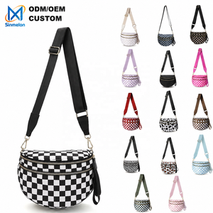 Marsupio da <span class=keywords><strong>Donna</strong></span> Impermeabile in Nylon con Logo Personalizzato, Borsa a Tracolla Sportiva da Petto per Ragazze - Product Image 1