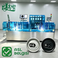 Machine de marquage laser à fibre pour aluminium à ouverture facile avec codage DataMatrix GS1 pour la traçabilité Chestny Znak ASL BELGISI