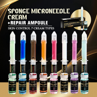 Crème Microneedle Éponge G Exosome ADN de Saumon Or 24K GHK-CU Hydratante Soin Barrière Anti-Âge OEM ODM