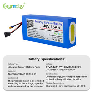 <span class=keywords><strong>Batterie</strong></span> de vélo électrique 24v <span class=keywords><strong>36v</strong></span> 48v 52v 60v 10ah 12ah 13ah 15ah 20ah 30ah 1000w 1500w Batteries au lithium pour scooter et vélo électrique - Product Image 6