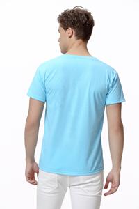 Gahumi T-shirt pour hommes imprimé sur mesure 100% polyester Vente en gros en usine Impression par sublimation tissu usé - Product Image 6