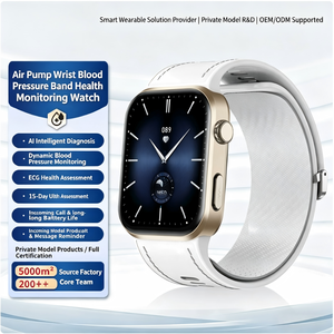 Montre connectée 2026 avec <span class=keywords><strong>mesure</strong></span> de la pression artérielle, alarme de chute, suivi de santé IA <span class=keywords><strong>24h</strong></span>/24, traqueur haute précision, montre-bracelet OEM pour personnes âgées et soins à domicile - Product Image 1