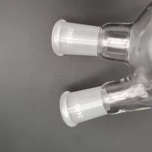 Tiandi Lab <span class=keywords><strong>250ml</strong></span> 더블 넥 라운드 바닥 보로 유리 끓는 플라스크 - Product Image 5