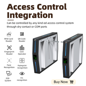 Hệ thống kiểm soát truy cập Zento với nhận dạng khuôn mặt thả cánh tay xoay cho lối vào an ninh phòng tập thể dục - Product Image 4