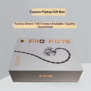 Luxury <b>Book</b>-Style Magnetic Flip Gift <b>Box</b> for Premium Headphones Custom Made - Product Image 4