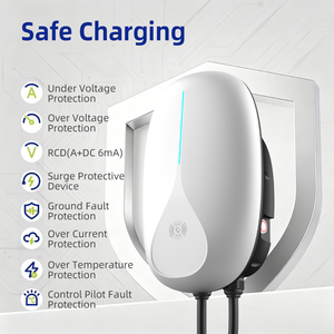 สถานีชาร์จรถยนต์แบบติดผนังเชิงพาณิชย์ Custom DLB รุ่น Type 2 11KW ระดับ 2 พร้อม OCPP - Product Image 4