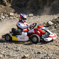Vortkart Go Kart Todoterreno para Adultos, Karting para Carreras Fuera de Carretera, Alquiler para Clubes, Karting Comercial para Adultos 225CC