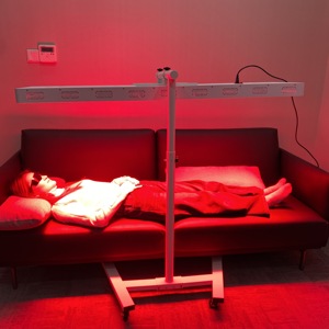 赤色光治療パネル1500w 3000wパネル赤色光治療装置パルス660nm 850nmフルボディLEDマルチ波長スタンド付き - Product Image 1