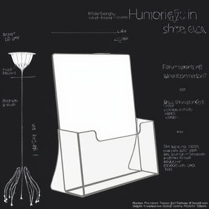 Présentoir à vêtements en acrylique moderne <span class=keywords><strong>de</strong></span> luxe 8,5 x 11 pouces, lot <span class=keywords><strong>de</strong></span> 2, organisateur <span class=keywords><strong>de</strong></span> comptoir en plastique transparent - Product Image 2