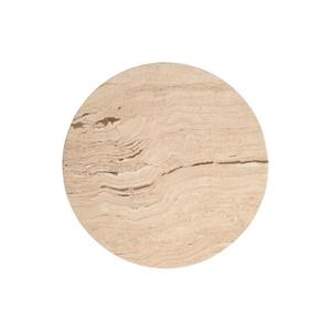 Mesa Auxiliar y Mesita de Noche de Mármol Travertino y Madera de Mango, 100% Hecha a Mano, Diseño Moderno, Muebles de Dormitorio - Product Image 6