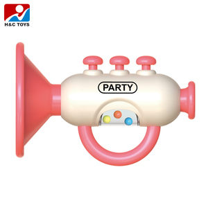 Interessante per bambini in plastica piccola tromba giocattolo stile cartone animato Mini corno strumento musicale per bambini - Product Image 3