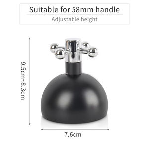 Prensador de Café de Acero Inoxidable de 51mm/53mm/58mm con Altura Ajustable y Doble Rodamiento para Aglomeración y Descompresión - Herramienta Esencial para Baristas - Product Image 2