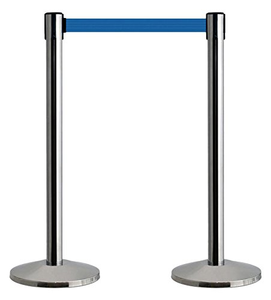 Thép Không Gỉ Retractable Belt Barrier Cho Hàng Đợi Và Tách Người - Product Image 5