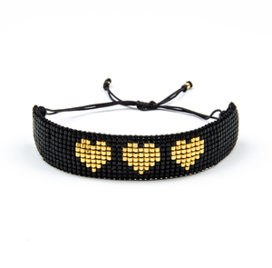 Braccialetti Miyuki fatti a mano del modello dell'occhio diabolico del cuore di amore di nuovi arrivi all'ingrosso messi - Product Image 2