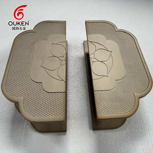 Trang trí nhà thép không gỉ đồng thau xử lý cửa xử lý mới loại Antique Brass cửa xử lý có khía - Product Image 5