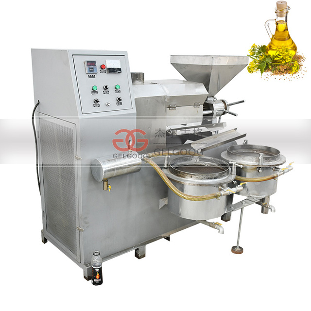 Small Scale Cold Press Virgin Coconut Oil Extraction Canola Argan Olive Essential Oil Press Palm Oil Processing Machine