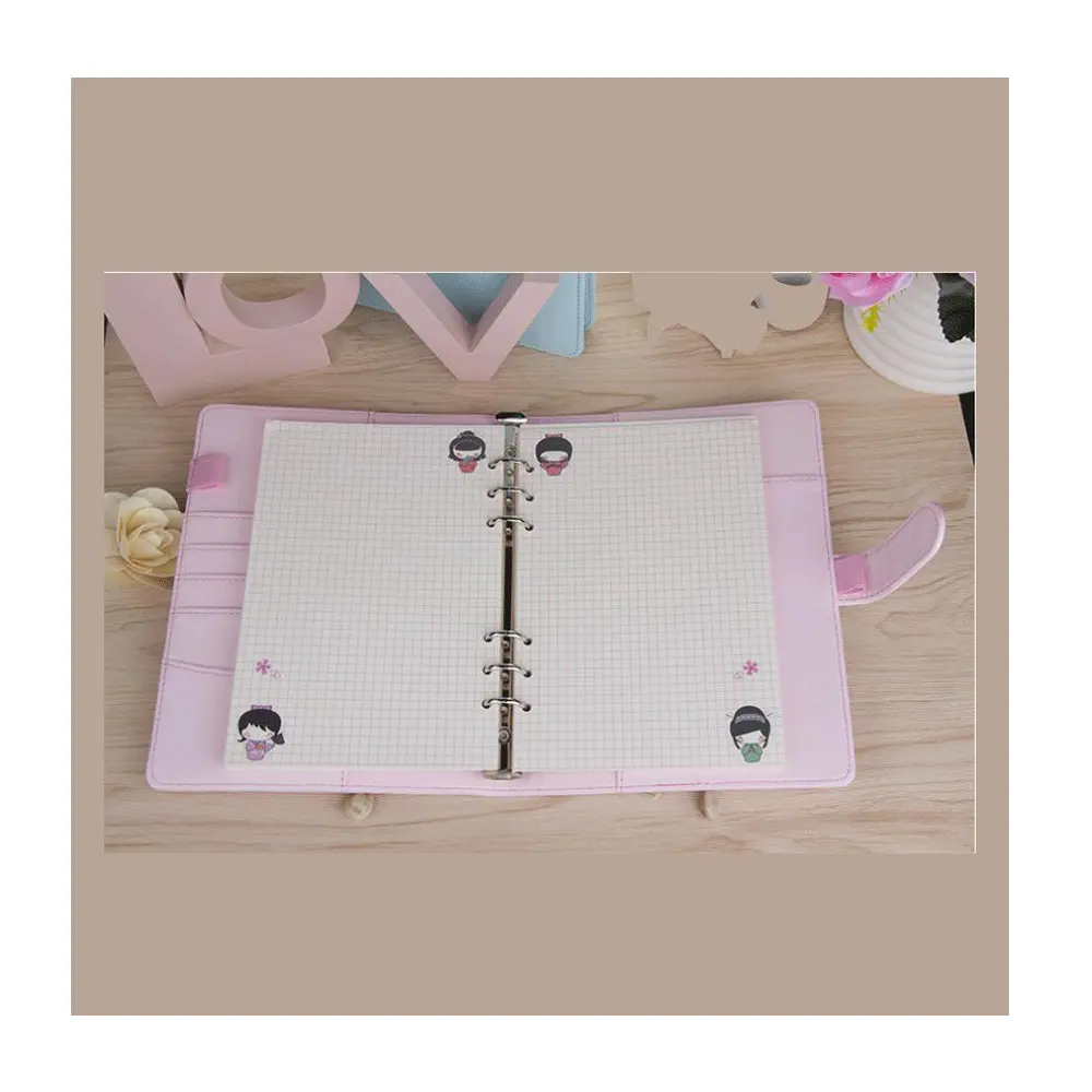 Papel folhas soltas personalizadas enchimento, folhas 150 folhas 10.5x8 inch6-pacote notebook