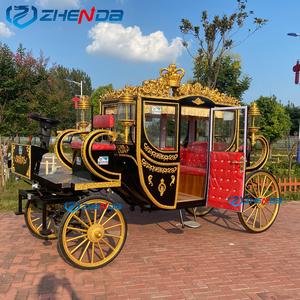 Chariot de mariage Chariot de luxe pour chevaux Véhicule électrique royal Nouveau style Chariot de mariage pour chevaux Remorque à vendre - Product Image 3