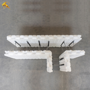 Machine de moulage de forme EPS moderne Double Rebar T-<span class=keywords><strong>Angle</strong></span> ICF Block avec module de connexion pré-intégré Design pour villas - Product Image 1