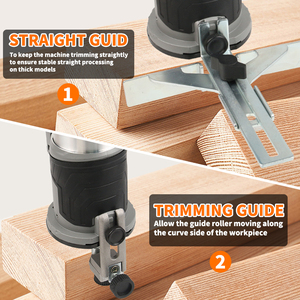 مصنعي جهاز التوجيه الكهربائي الاحترافي 18 فولت جهاز تشذيب الخشب اللاسلكي المحمول باليد - Product Image 4