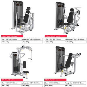 Bicep tricep peck PEC boong bay ngực vai chân Báo Chí Pin tải lựa chọn máy tập thể dục thiết bị máy thương mại - Product Image 4