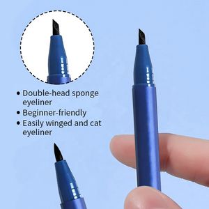 OEM Cosmetic Makeup Double Sided Pigment Eye Liner Pen Waterproof Custom Your Logo Sponge Matte Liquid <b>Eyeliner</b> <b>Pencil</b> - Product Image 3