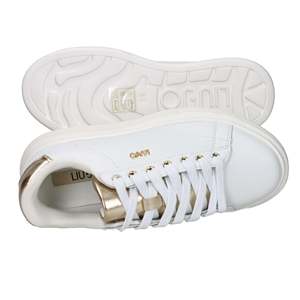 Zapatillas Deportivas para Mujer Liu-Jo Babol 01 Blancas y Doradas Estilo Baloncesto - Product Image 6