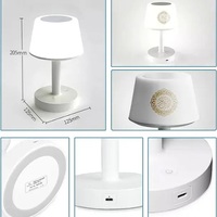 Remote Control lampu meja, pemutar Quran jam Azan cahaya atmosfer Digital portabel pintar