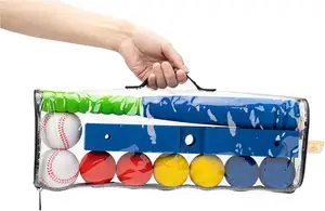 बेसबॉल गेम खिलौने सेट प्लास्टिक बेसबॉल प्रशिक्षण बच्चों के लिए व्यायाम आउटडोर गार्डन बीच मनोरंजन अभिभावक बाल बातचीत