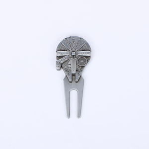 Accessoires de golf directement de l'usine : marqueur de balle magnétique vierge en alliage de zinc, outil de réparation de golf pour wedge et divot - Product Image 5