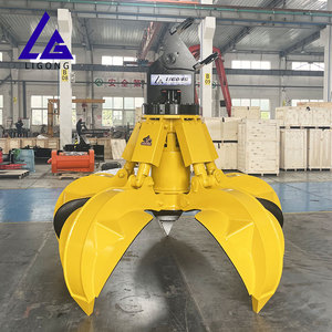 4 Griffes Orange Peel Grappin <span class=keywords><strong>pour</strong></span> <span class=keywords><strong>Mini</strong></span> Excavator 7 9Ton LIGONG Scrap Demolition Grab - Product Image 2