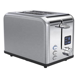 쉬운 조작 그릴 토스터 스마트 햄버거 롤빵 스테인레스 스틸 토스트 2 슬라이스 전자 샌드위치 빵 토스터 - Product Image 3
