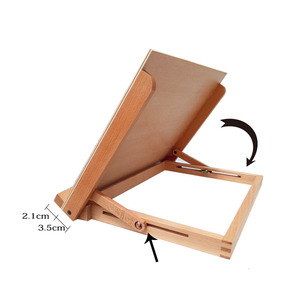 A2 Adjustable Wooden <strong>Easel</strong> Stand Wood <strong>Desktop</strong> Table <strong>Easel</strong> for Art - Product Image 4