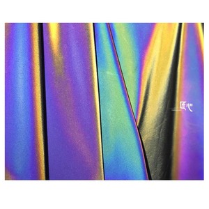 Tissu scintillant Rainbow Tejido d'arco <span class=keywords><strong>iris</strong></span> brillante Tissu scintillant pour robe tissu arc-en-ciel à paillettes extensibles dans les 4 sens - Product Image 2
