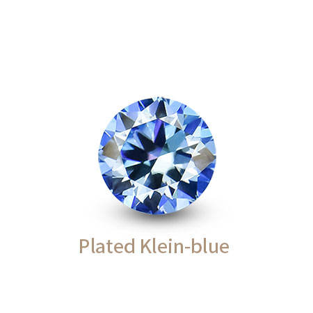 Plated klein blue