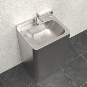 <span class=keywords><strong>Fregadero</strong></span> de prisión <span class=keywords><strong>independiente</strong></span> de acero inoxidable 304/316 antidaños de diseño moderno para hoteles, hospitales, baños, escurridor de escuelas - Product Image 2