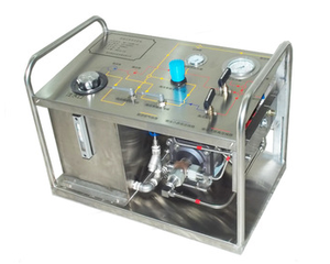 Taşınabilir yüksek basınçlı hidrolik pnömatik hidro Test pompası hidrostatik Test makinesi - Product Image 2