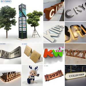 Skyseen ป้ายไฟ LED รูปตัว L แบบปรับแต่งได้3D กล่องไฟอบอุ่นตกแต่งป้ายสำหรับร้านกาแฟพื้นที่ถนนที่สร้างสรรค์ - Product Image 6