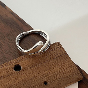 S925 Sterling <b>Silver</b> Snake Shape Twist <b>Ring</b> Geometric Design <b>Adjustable</b> Unisex Everyday Wear Jewelry - Product Image 4