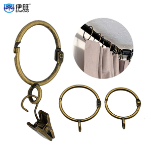 Anillos para Cortinas de Baño Resistentes al Desgaste, Ganchos para Cortinas de Ducha - Product Image 1