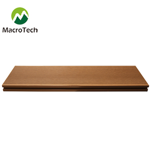 Planche de terrasse en composite creux robuste 146x24mm, antidérapante, résistante aux intempéries, en WPC, pour terrasse extérieure, jardin, patio - Product Image 4