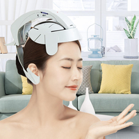 Casque de massage cérébral TBFIT 2025, vente directe d'usine, relaxation cérébrale, amélioration du sommeil, appareil de massage vibrant double, stimulateur