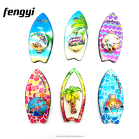 Kunden spezifisches Surfbrett Miami Hawaii Lanza rote Beach Souvenir Kühlschrank Tourismus Souvenirs Anpassen Kühlschrank Magnet