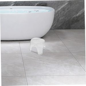 Transparent Thickened Plastic <b>Stool</b> Stackable Round Corner Footstool for Living Room Bathroom Kids and Adults - Product Image 5
