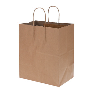 Bolsas de Papel Kraft Personalizadas para Comida para Llevar, Bolsas de Papel Coloridas con Asa - Product Image 3