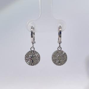 TIanyu Gems Vintage <b>Fashion</b> Star-Shaped <b>Hoop</b> <b>Earrings</b> with Zircon Gold Plated Shooting Star Design for Women - Product Image 6